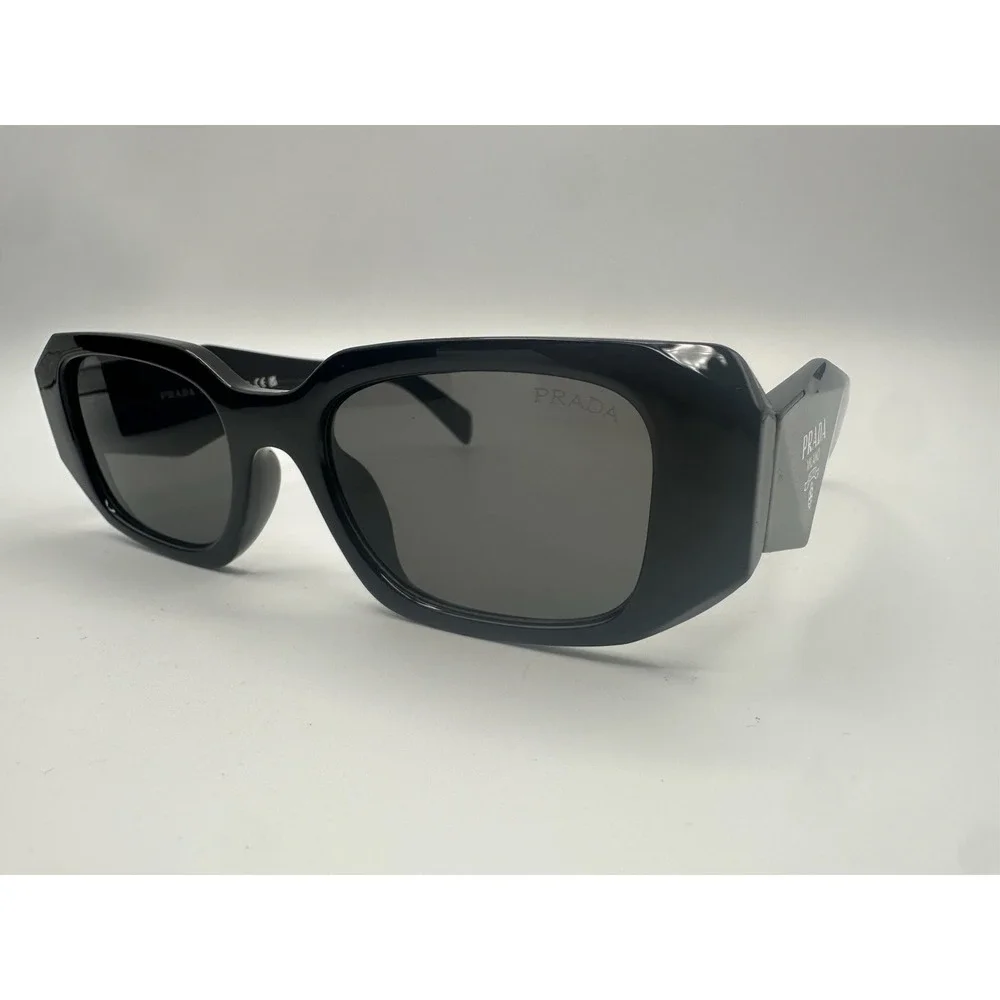 Prada Black Rectangular Sunglasses – Stylish Designer Shades